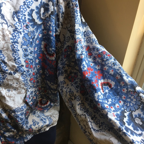 Free People Quilted Paisley Bomber Jacket - Picture 5 of 9